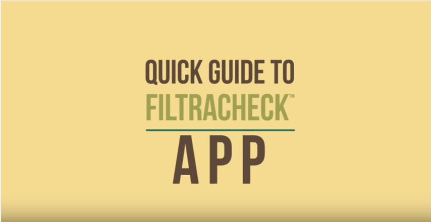Guide to FiltraCheck App